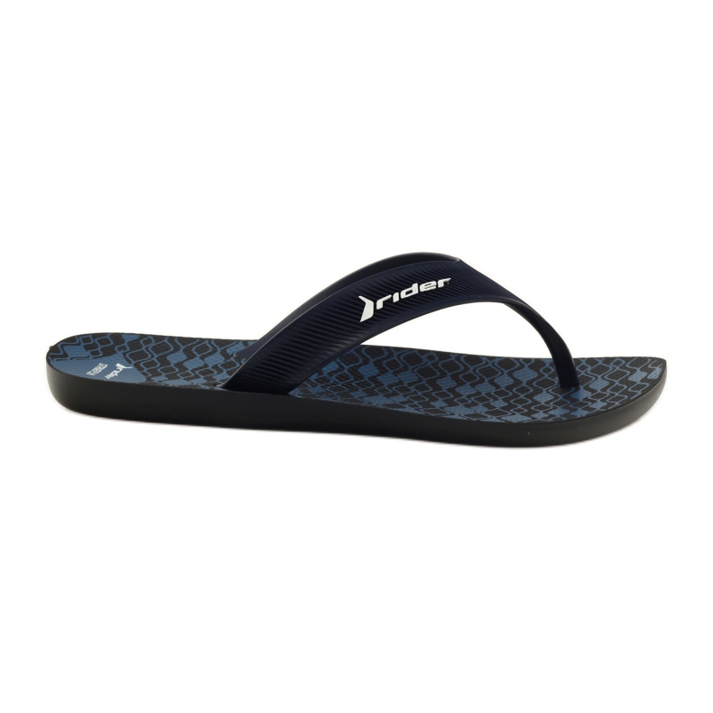 Ciabatte da uomo Rider 11073 blu navy nero