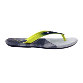 Infradito uomo Rider 10719 grigio giallo