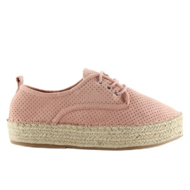 Espadrillas da donna rosa LL-118 Rosa