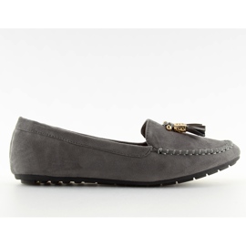 Mocassini da donna grigi FJ-003 grigio