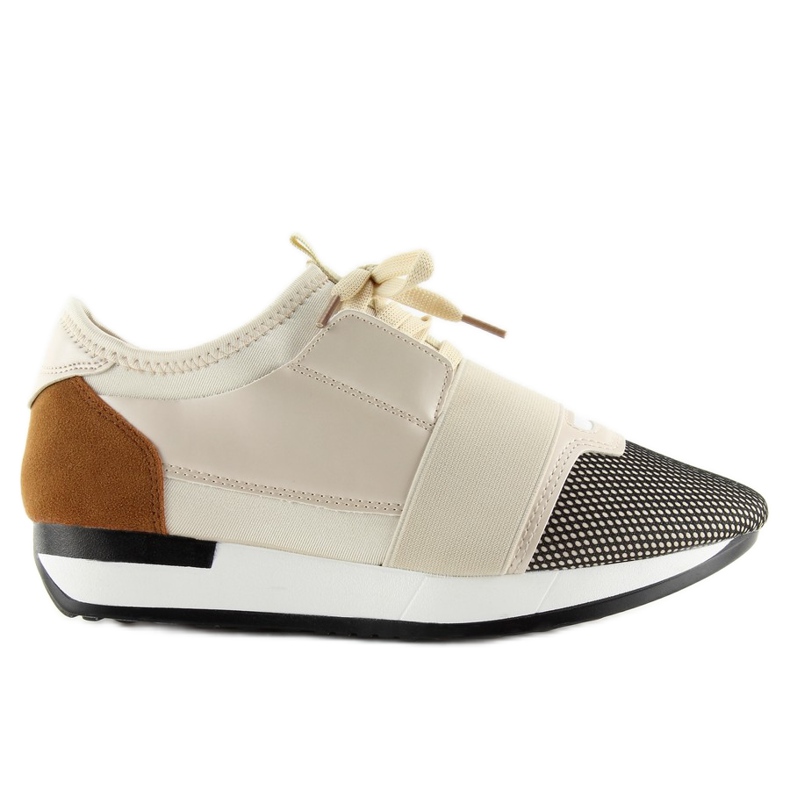 Calzature Sportive Beige 16-515 Beige multicolore marrone