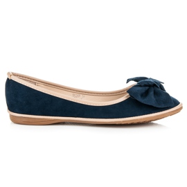 Seastar Ballerine in camoscio blu