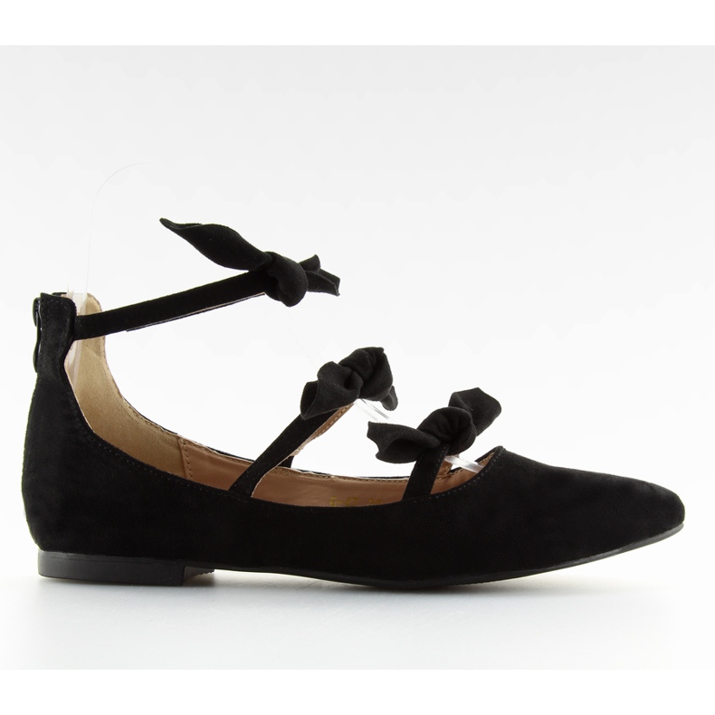 Ballerine da donna nere Gladiatore G-47 Black nero