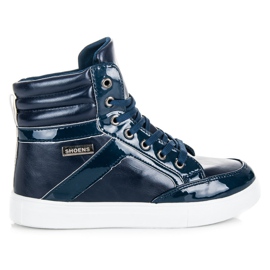 Emaks Sneakers stringate sopra la caviglia blu
