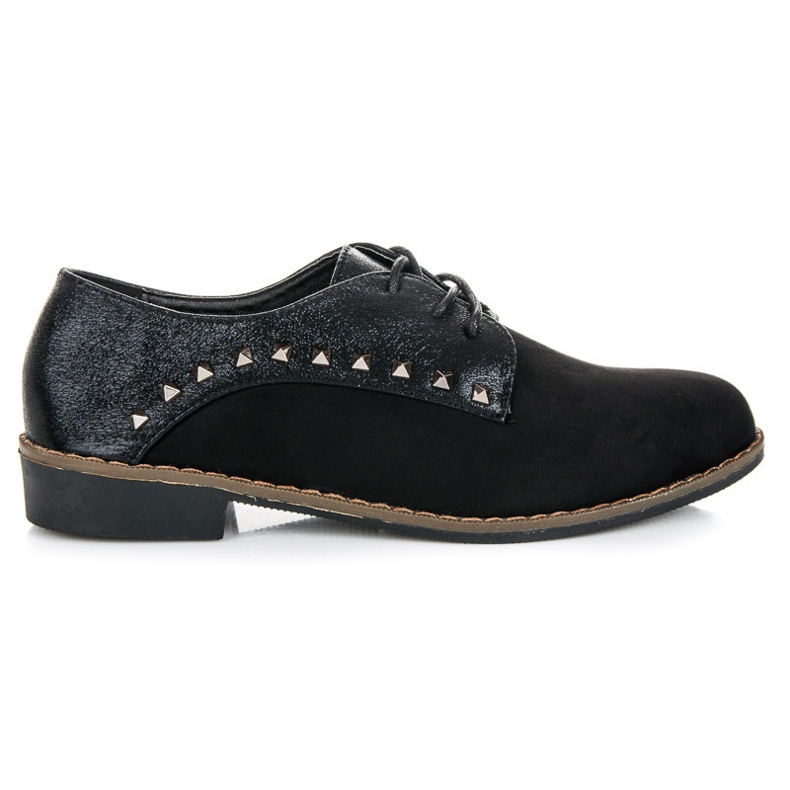 Queen Vivi Scarpe allacciate nere nero