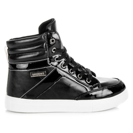 Emaks Sneakers stringate sopra la caviglia nero