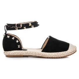 Queen Vivi Sandali bassi espadrillas nero