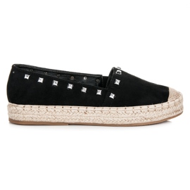 Nio Nio Espadrillas nere con borchie nero