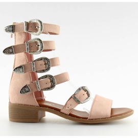 Sandali gladiatore rosa NC159 rosa