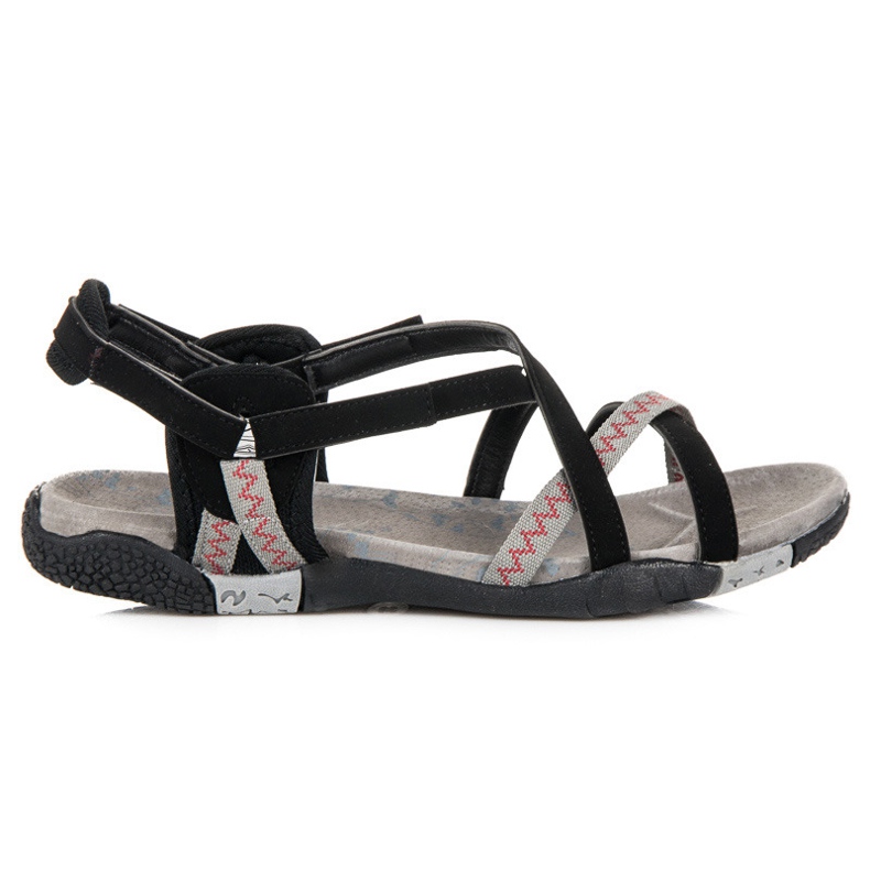 Hasby Sandali Sportivi Con Velcro nero
