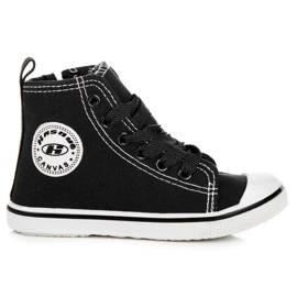 Hasby Sneakers Alte Con Cerniera nero