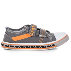 Hasby Sneakers grigie per la scuola grigio