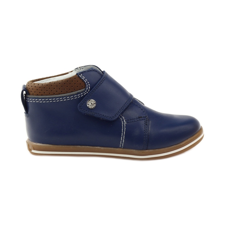 Stivali in velcro Bartek 31829 blu navy marrone