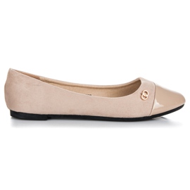 Seastar Ballerine con punta verniciata marrone