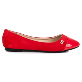 Seastar Ballerine con punta verniciata rosso