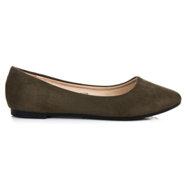 Seastar Ballerine in camoscio verde