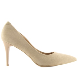 Tacchi in camoscio Candy Shop beige beige