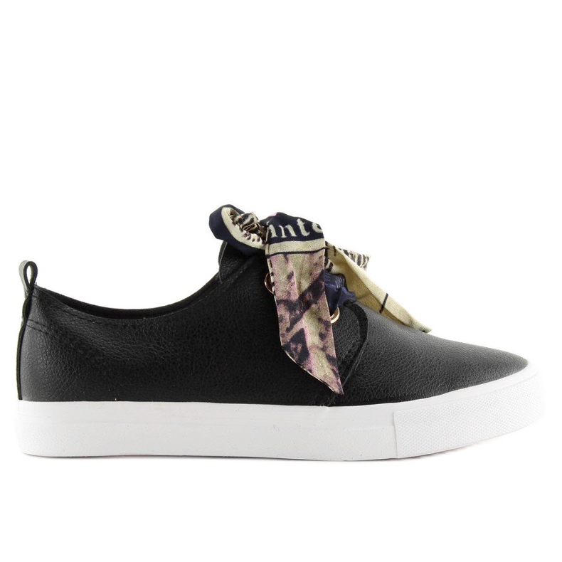 Nero XL09P Sneakers nere legate con un nastro