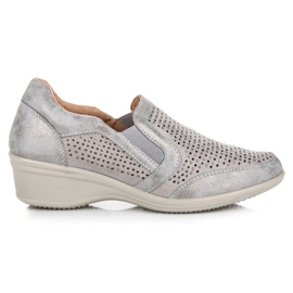 Kylie Scarpe traforate e slip-on grigio