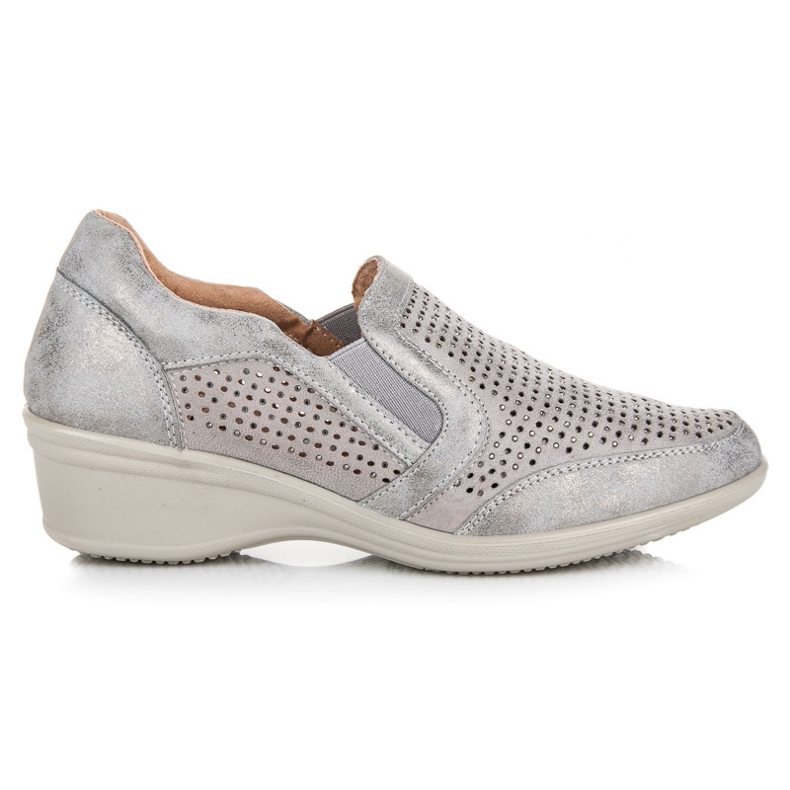 Kylie Scarpe traforate e slip-on grigio