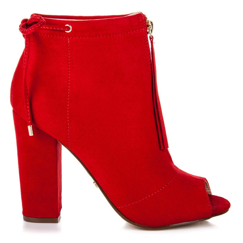 Seastar Stivaletti open toe rosso