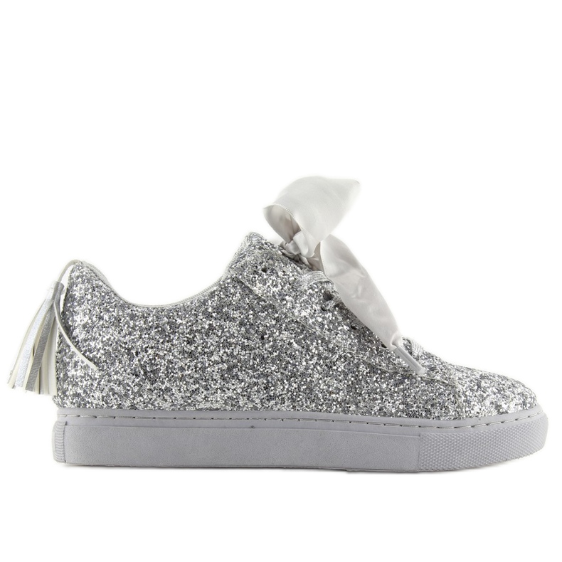 Sneakers Argento Glitter M-611 Argento grigio