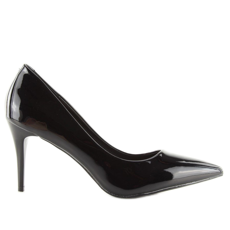 Décolleté in vernice nera LEI-83 Black nero