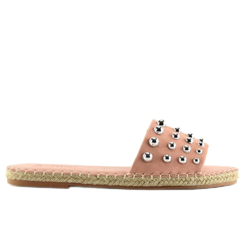 Ciabatte espadrillas rosa da donna LL-120P Rosa