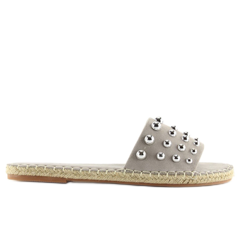 Grigio Espadrillas da donna grigie LL-120P Grigio