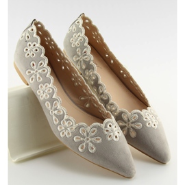 Ballerine traforate grigie Lt99P grigie grigio