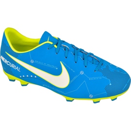 Nike Mercurial Victory Vi Njr Fg Jr 921488-400 scarpe da calcio blu blu