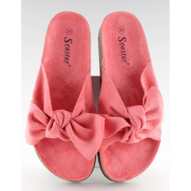 Ciabatte Da Donna Su Sughero Rosa Ck02 Corallo