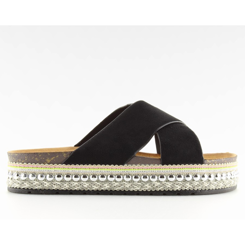 Ciabatte nere da donna nere CK15P nere nero
