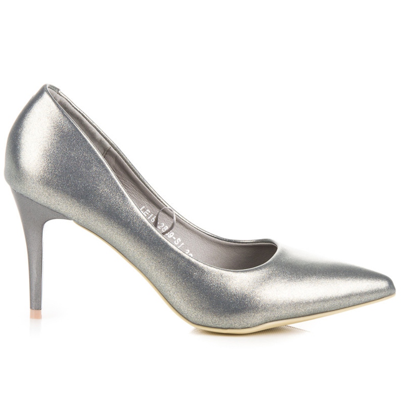 Vinceza Eleganti spille di perle grigio