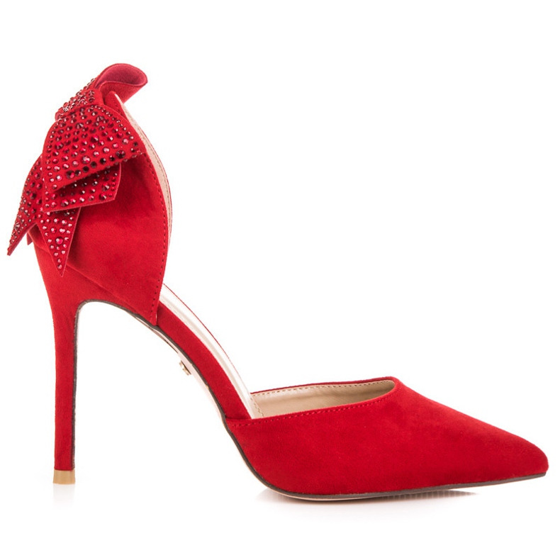 Seastar Tacco in camoscio con fiocco rosso