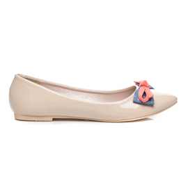 Vices Ballerine di caramelle beige