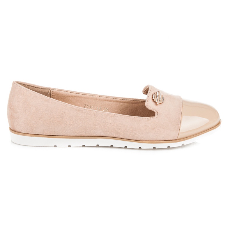 Vices Eleganti ballerine in camoscio marrone