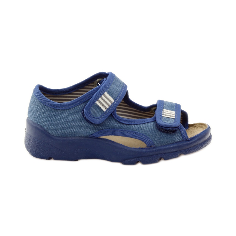 Sandali da bambino con rape Befado 113x010 blu navy blu