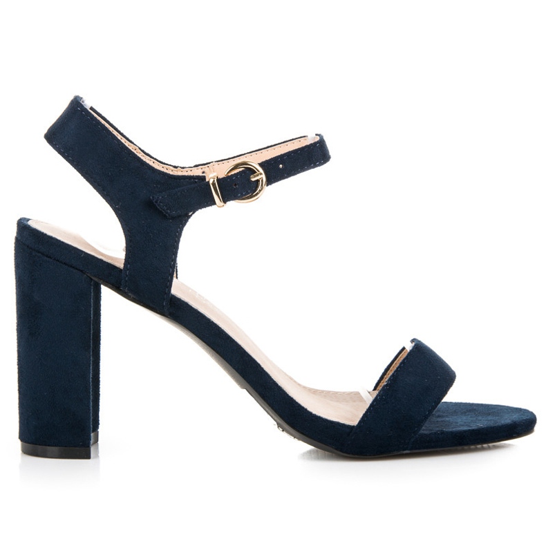 Vinceza Sandali blu navy sul palo