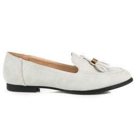 Vices Mocassini con frange grigio