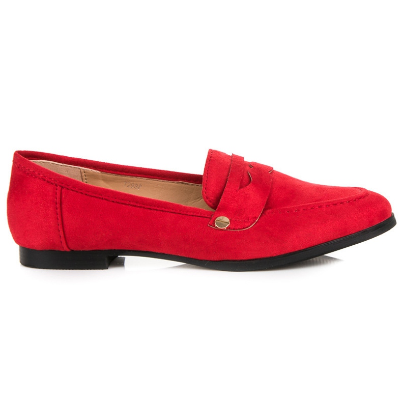 Seastar Mocassini in camoscio rosso