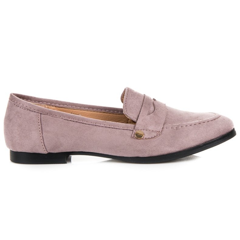 Seastar Mocassini in camoscio viola