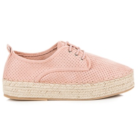 Seastar Espadrillas traforate sulla piattaforma rosa