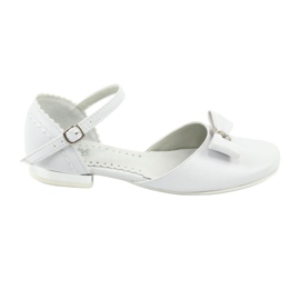 Décolleté ballerine comunione Miko 671 bianco bianca