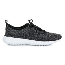 Scarpe sportive tessili nero