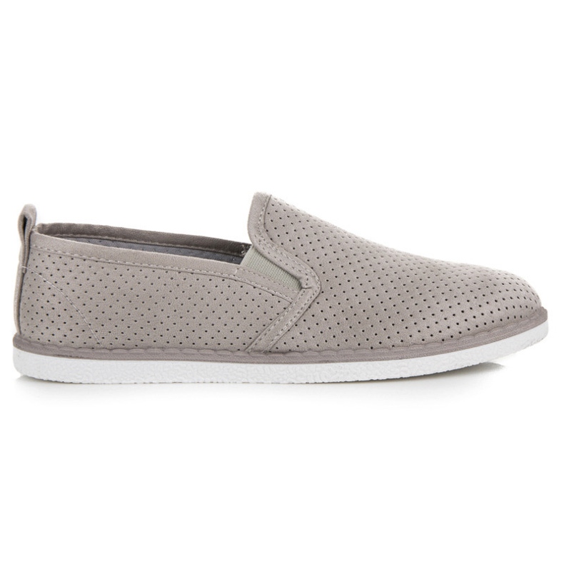 Bestelle Slipons traforati grigio