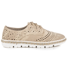 Kylie Espadrillas traforate beige