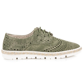 Kylie Espadrillas traforate verde