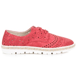 Kylie Espadrillas traforate rosso