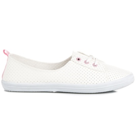 Kylie Sneakers traforate bianca